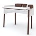 Bureau Brooklyn - Blanc/Noyer
